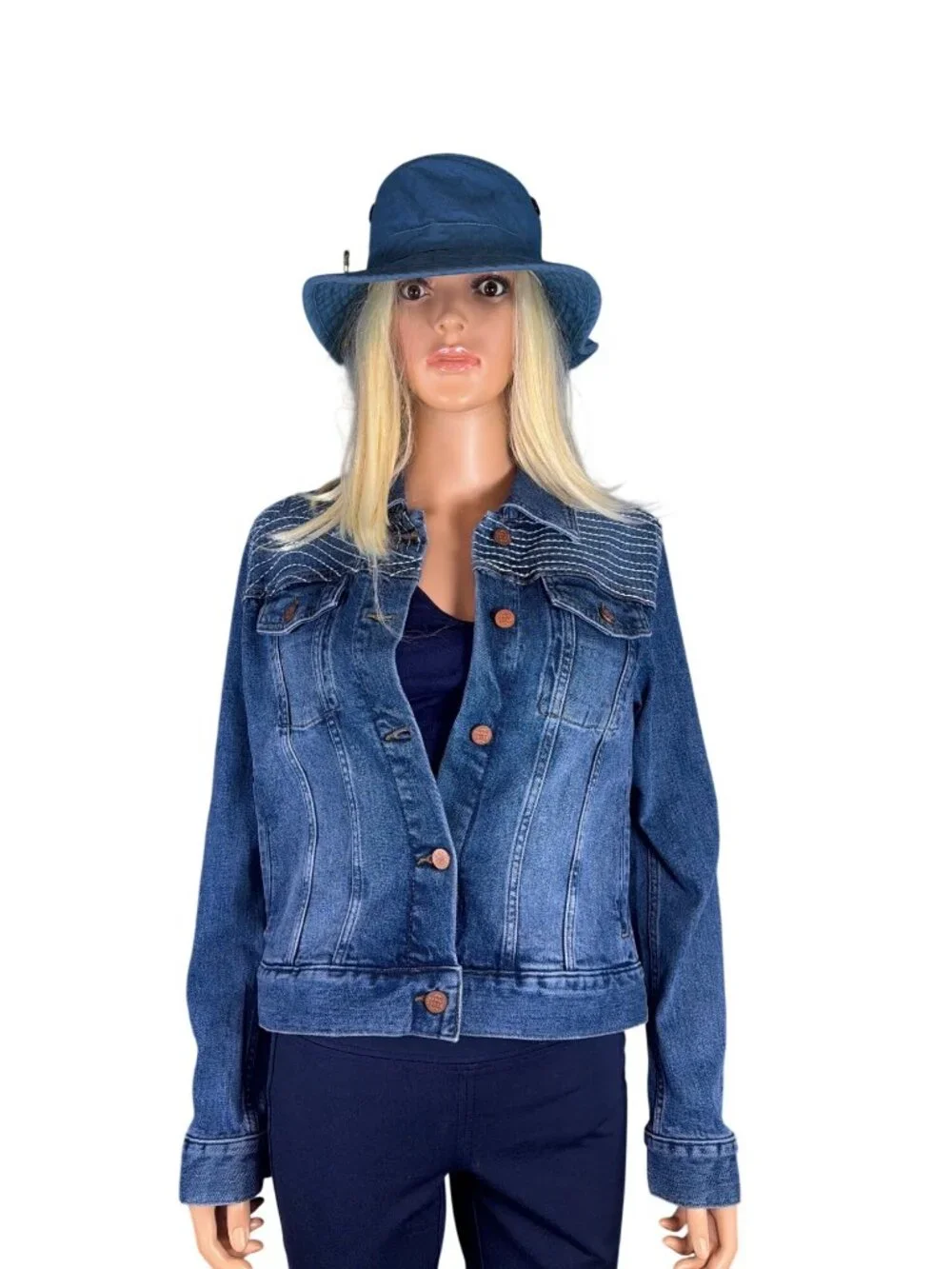 NWT Tilley T3 Wanderer Bucket Hat Blue Large 7.5cm  MSRP$99.00